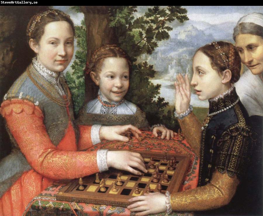 Sofonisba Anguissola the chess game